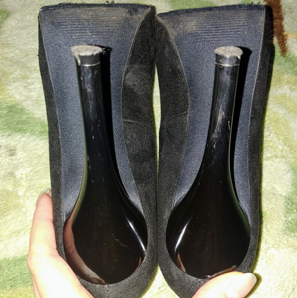 EUC Olsenboye Suede Platform Pumps - Picture 2 of 8